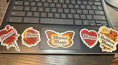 Amber Moon Boutique Mama Rose Heart Sticker