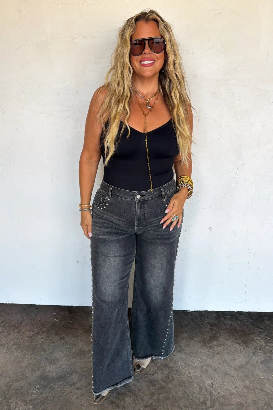 PREORDER: Off the Grid Studded Jeans