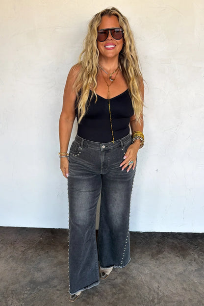 PREORDER: Off the Grid Studded Jeans