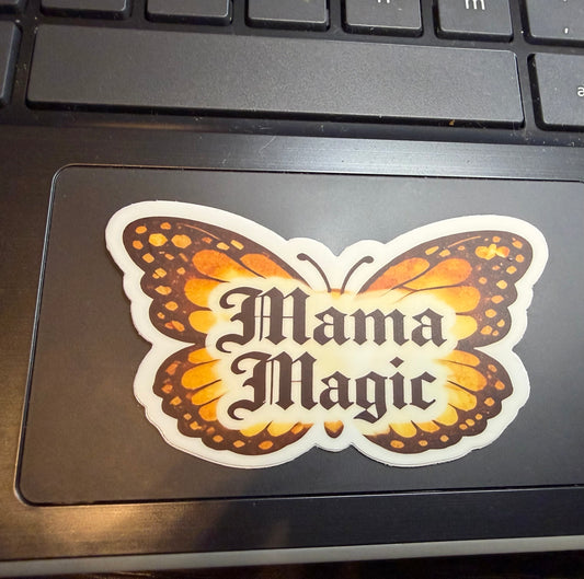 Amber Moon Boutique Butterfly Mama Magic Sticker