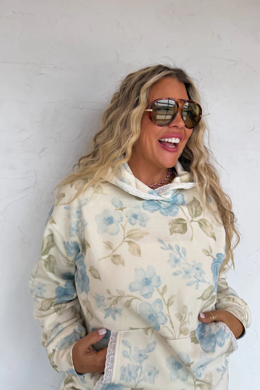 PREORDER: Lila Lace Hoodie Pullover