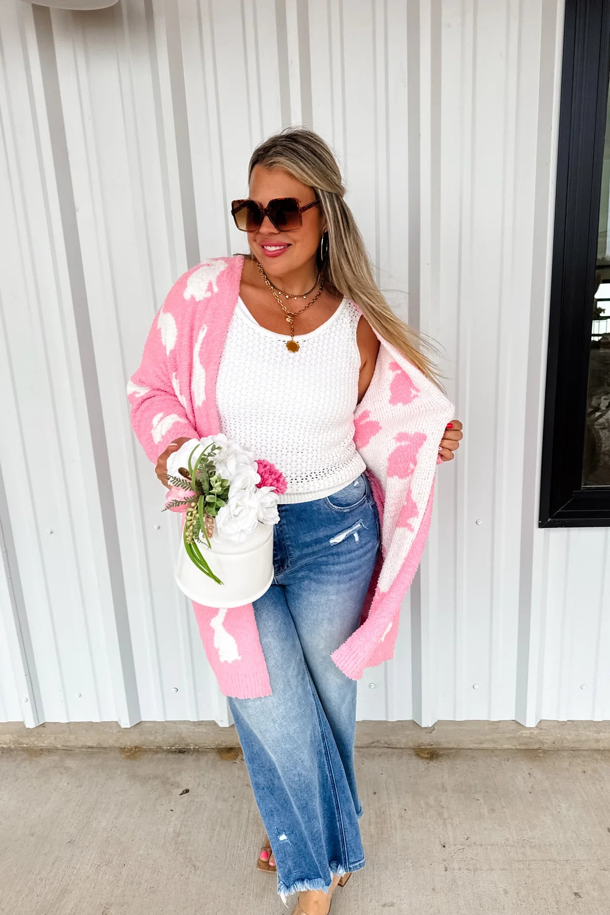 Bunny Cloud Reversible Cardigan