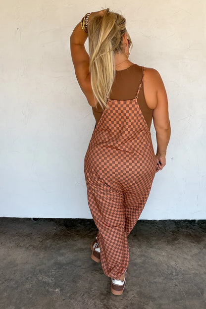 PREORDER: Checkerboard Terry Romper