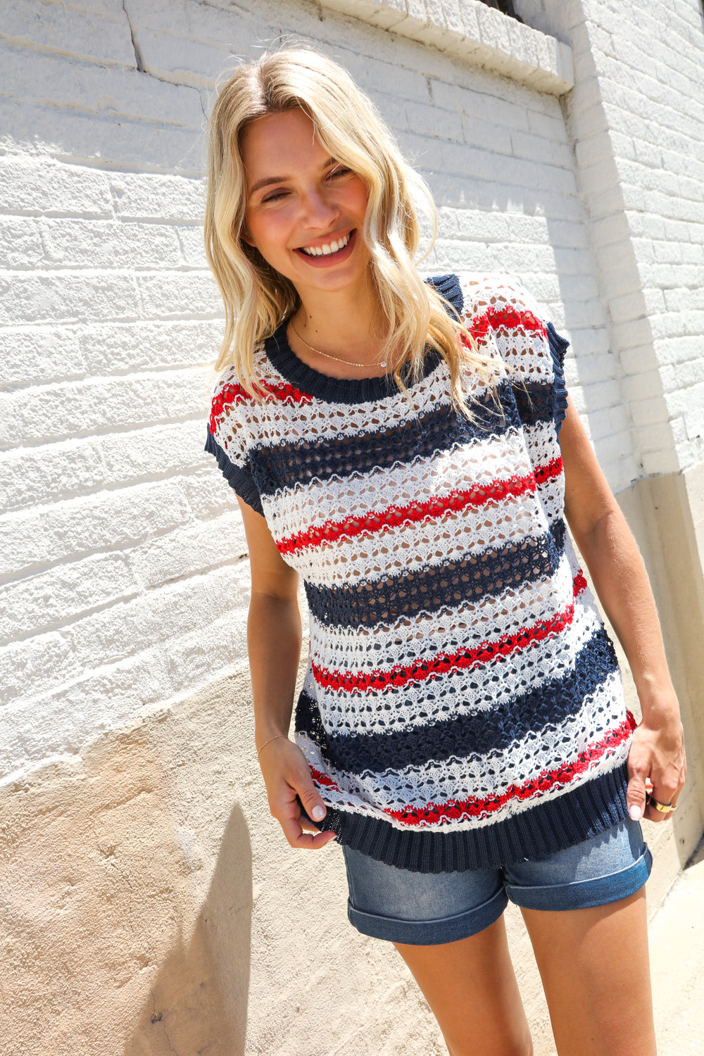 Patriotic Summer Sweater
