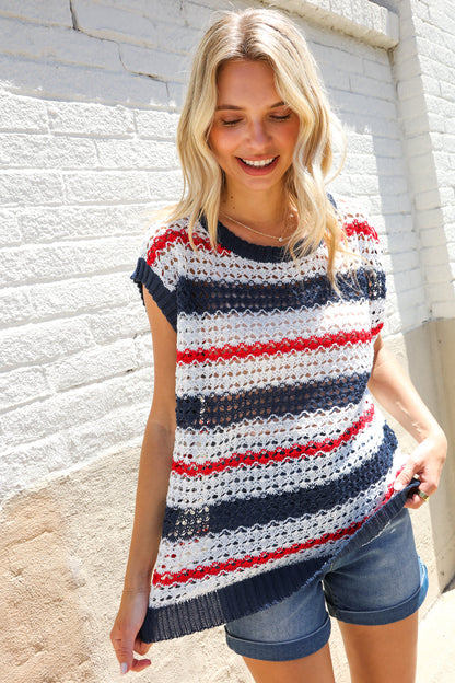 Patriotic Summer Sweater