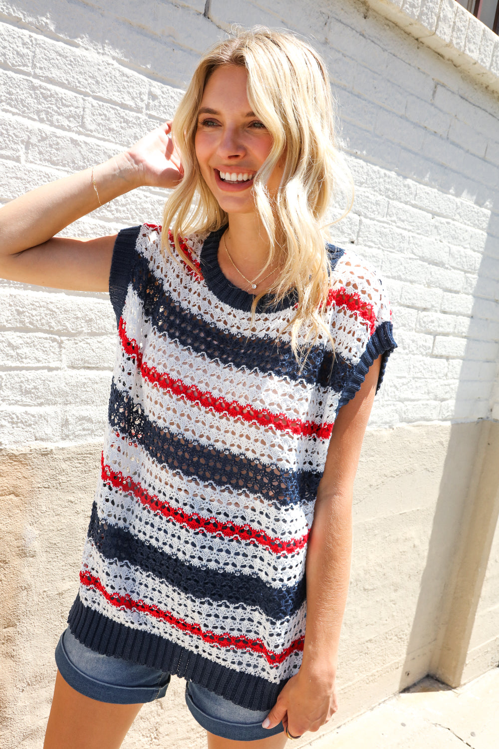 Patriotic Summer Sweater