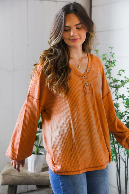 Pumpkin Spice Henley