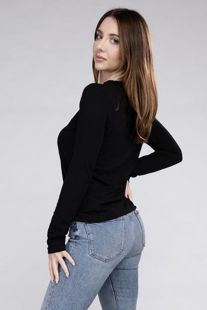 Amber Moon Basics: Long Sleeve Crew