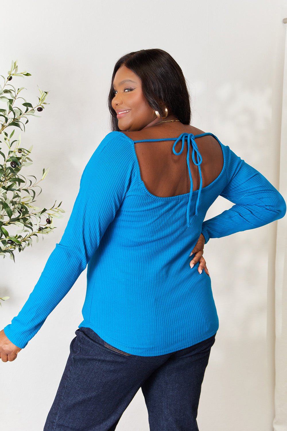 Peacock Sweetheart Neck Top