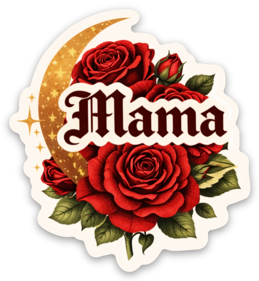 Amber Moon Boutique Moon Mama  Sticker