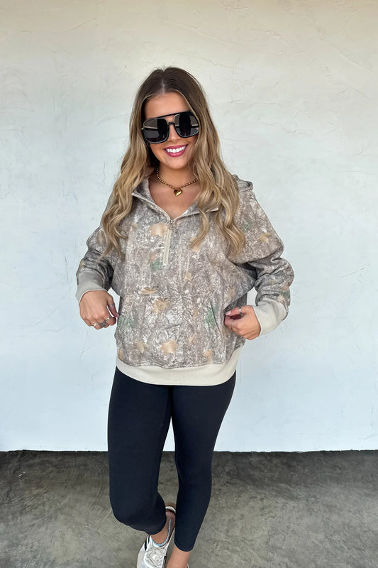 PREORDER: Camo Woods Easy Does It Pullover