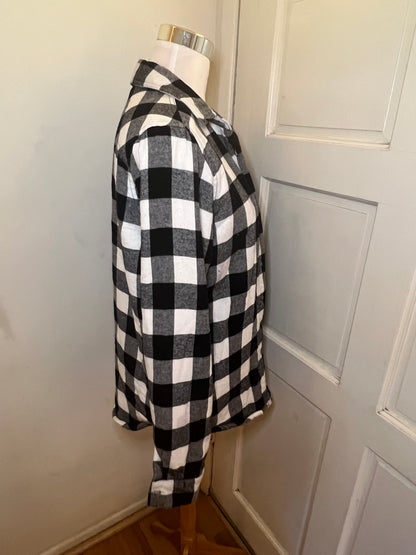 Amber Moon Revival: Buffalo Plaid Lined Shacket