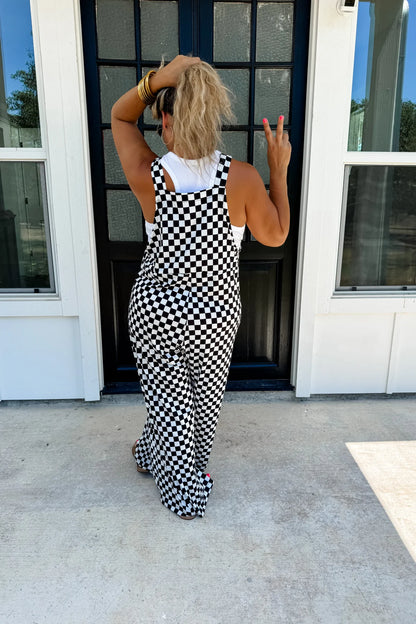 Checkered Overalls