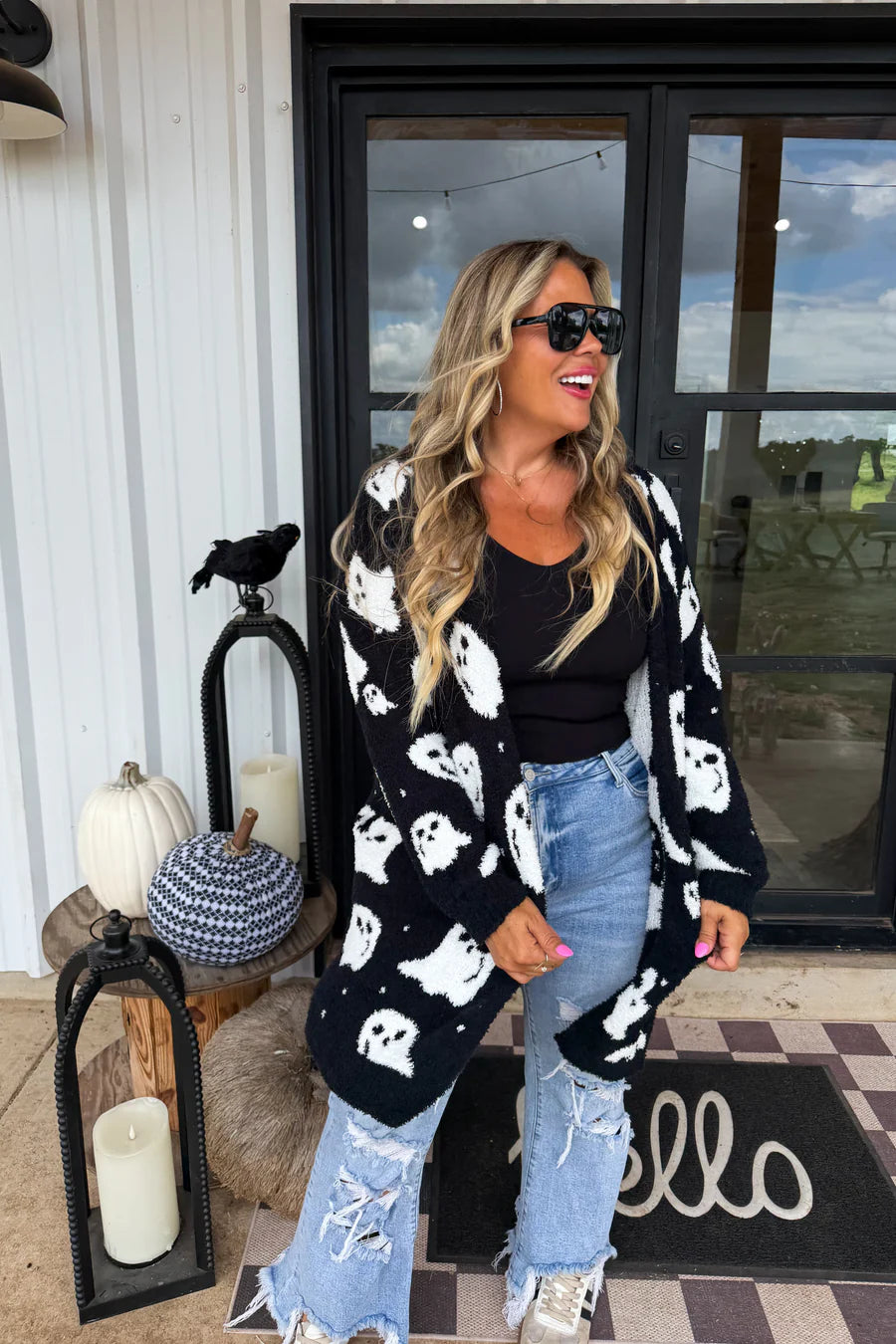 Halloween PREORDER: Boo Crew Reversible Cloud Cardigan