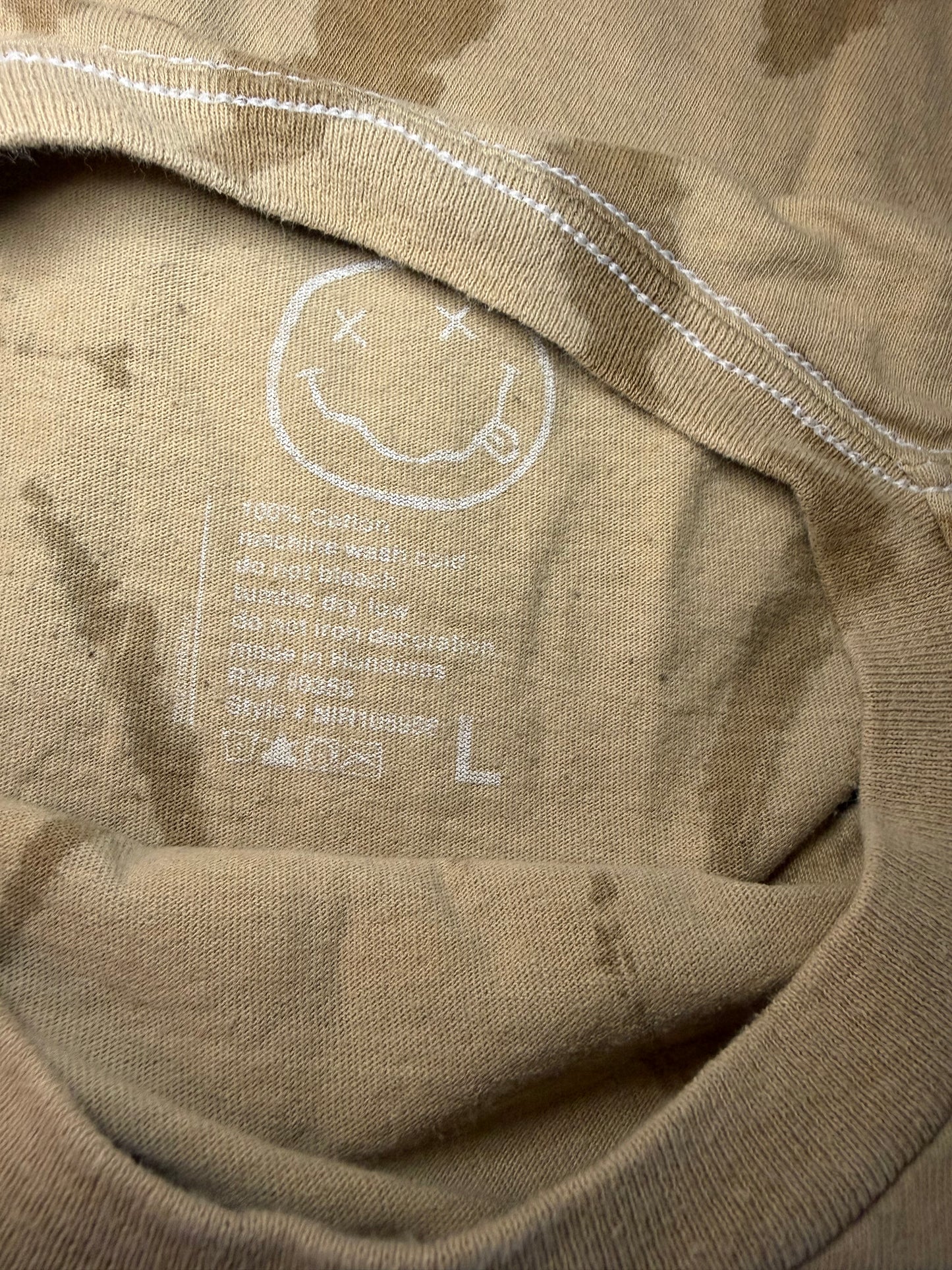 Amber Moon Revival: 100% Cotton Nirvana Tie-Dyed Tee