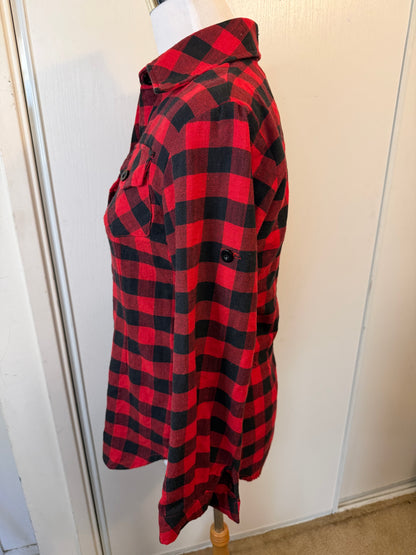 Amber Moon Revival: Buffalo Plaid Shirt - 100% Cotton
