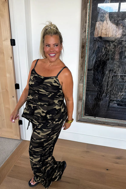 PREORDER: Camo Delilah Pants Set