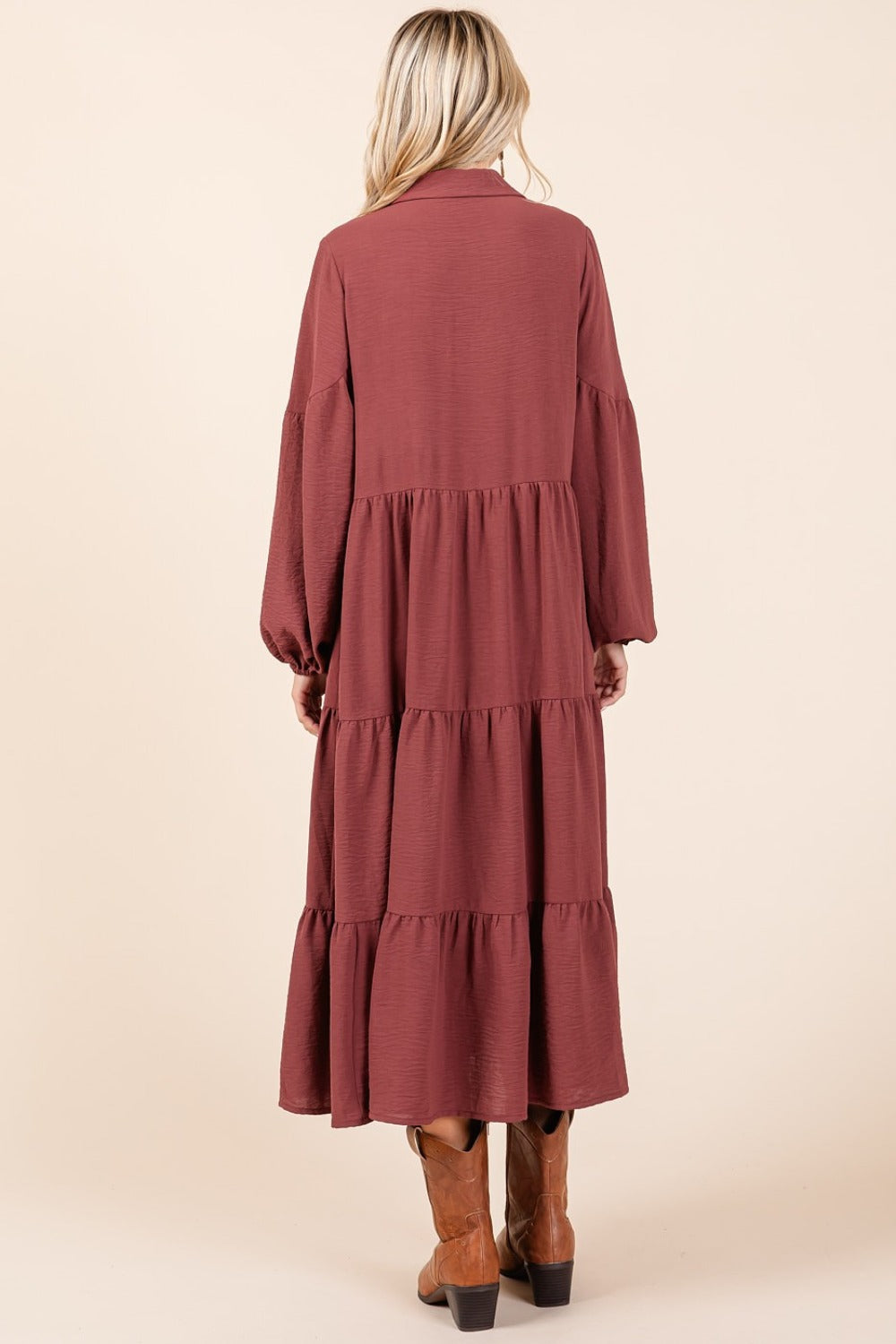 Feelings Tiered Midi Dress