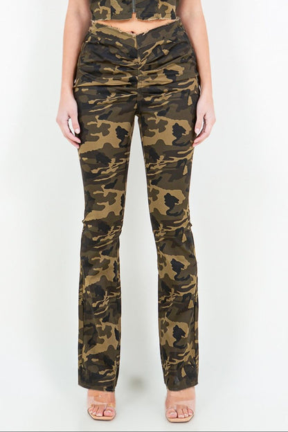 Camo Flare Pants