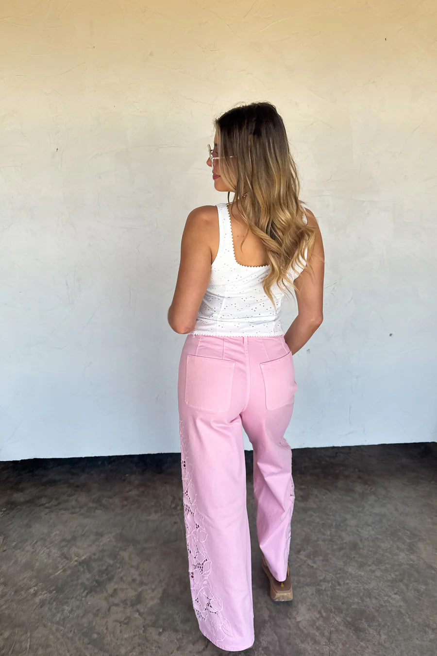PREORDER: Daisy Lane Eyelet Tank