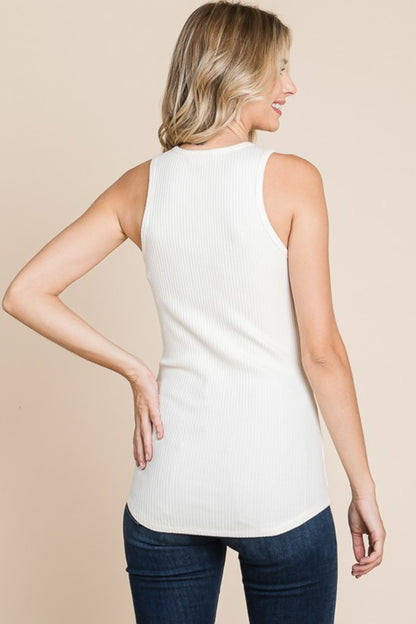 Sadie Tank in White