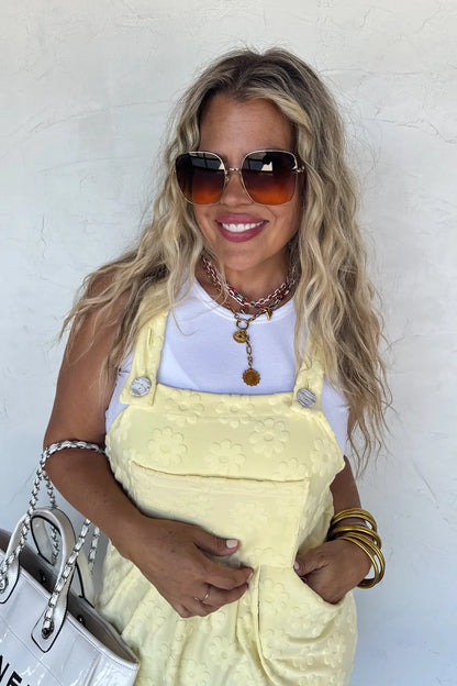 CLOSED PREORDER: Sunshine & Daisies Overall Dress