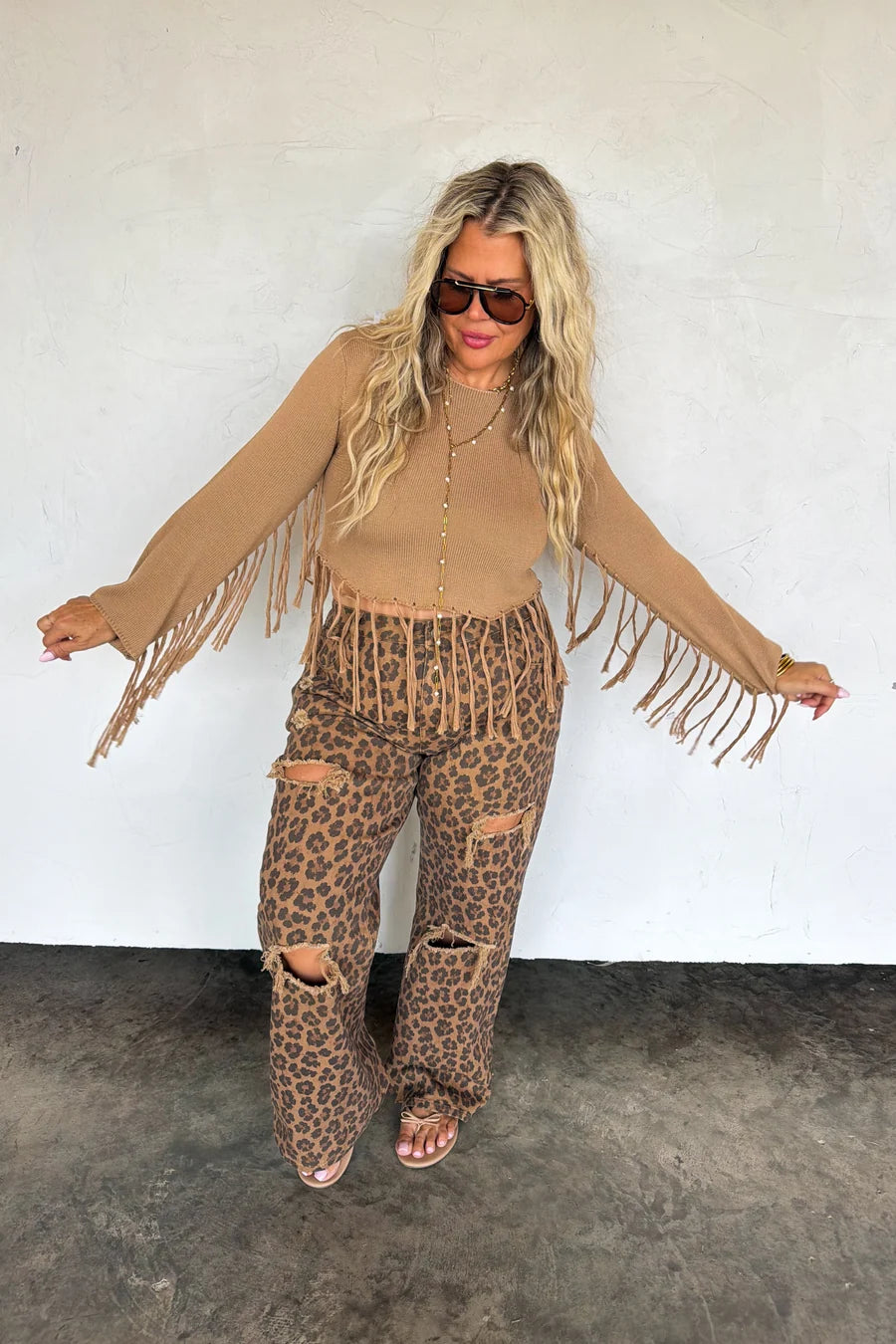 PREORDER: Cheetah Ashland Distressed Jeans