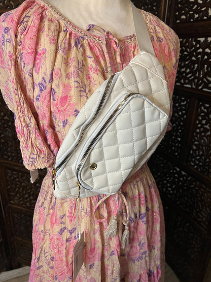 SAMPLE - The Amber Bag in White