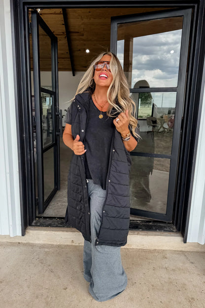 PREORDER: Kendall Long Puffer Vest