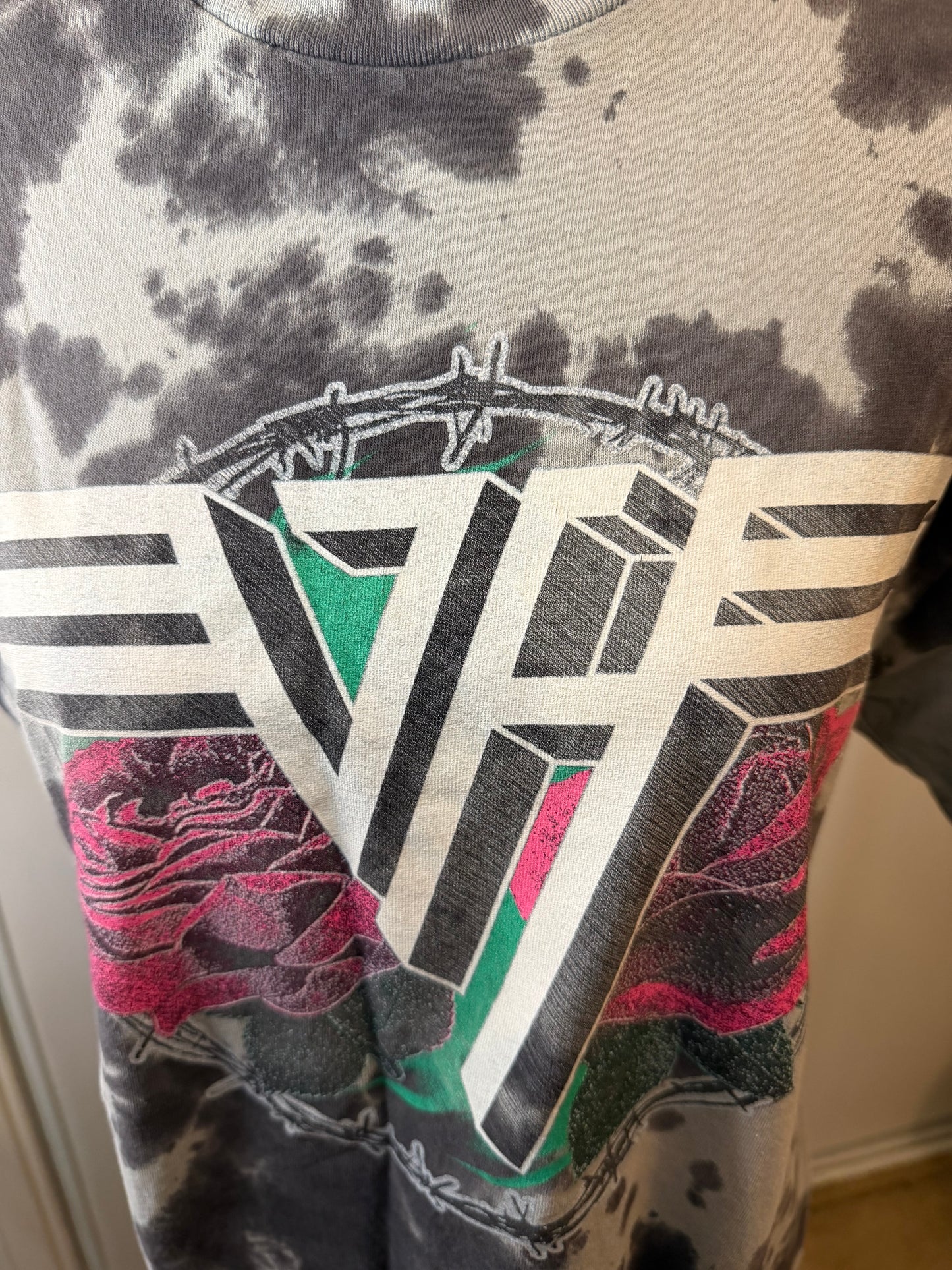 Amber Moon Revival: 100% Cotton Van Halen Tie-Dyed Tee