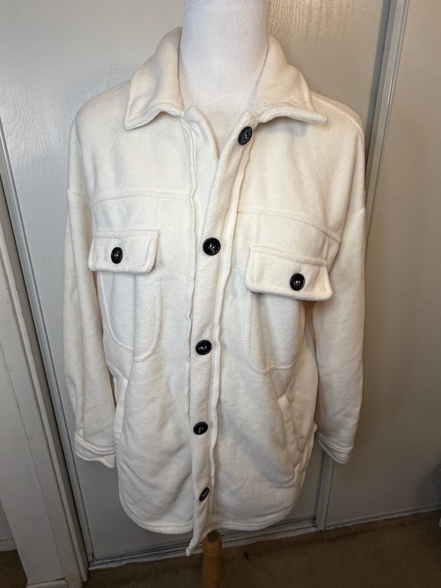 Amber Moon Revival: Cream Shacket