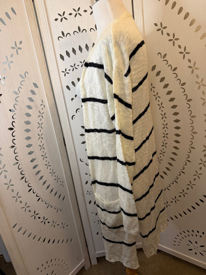 Amber Moon Revival: Long Striped Cardigan
