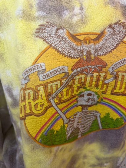 Amber Moon Revival: Organic Cotton Grateful Dead Tie Dye Sweatshirt