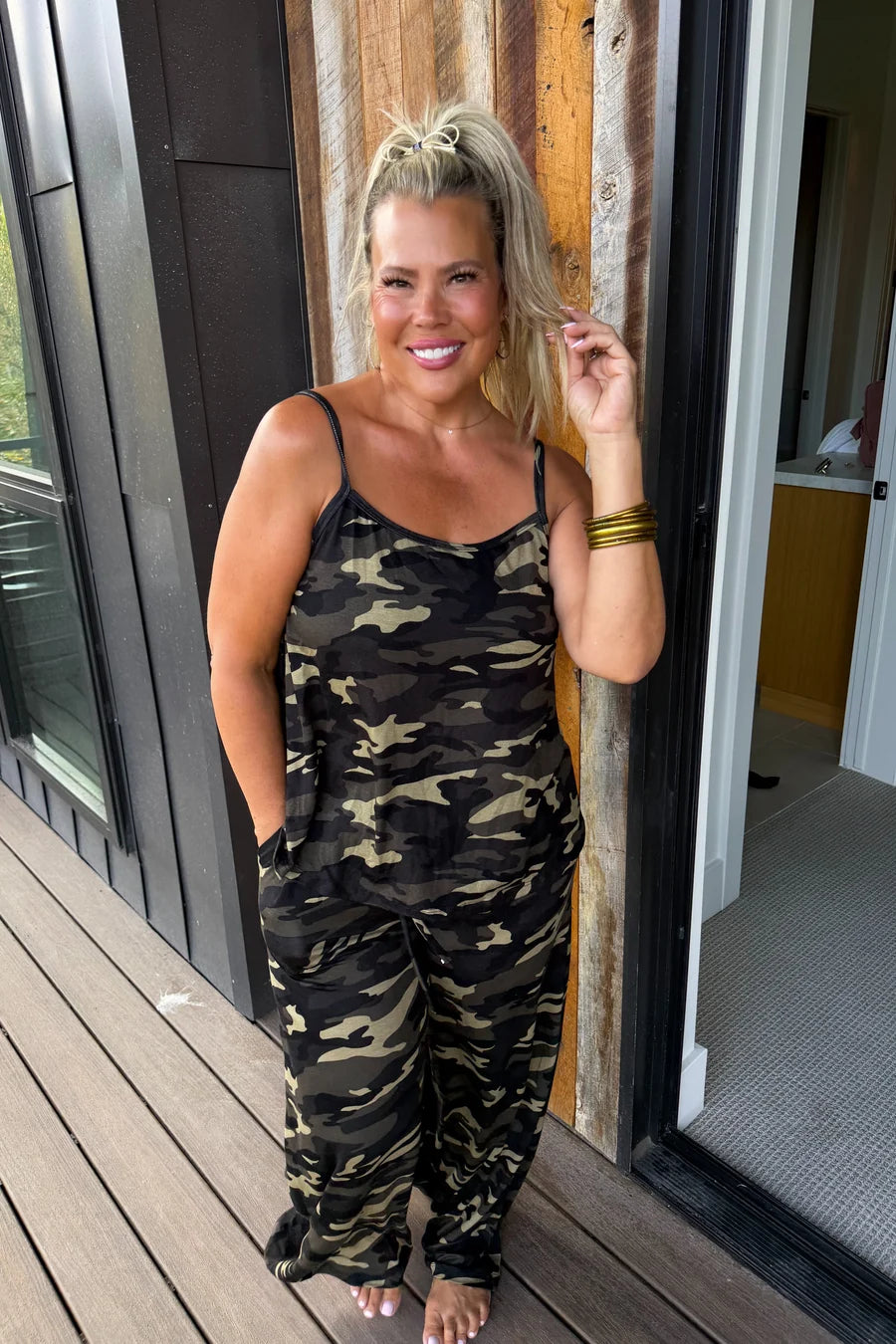 PREORDER: Camo Delilah Pants Set