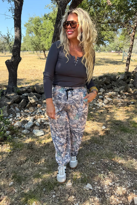 PREORDER: Outside Girl Camo Joggers