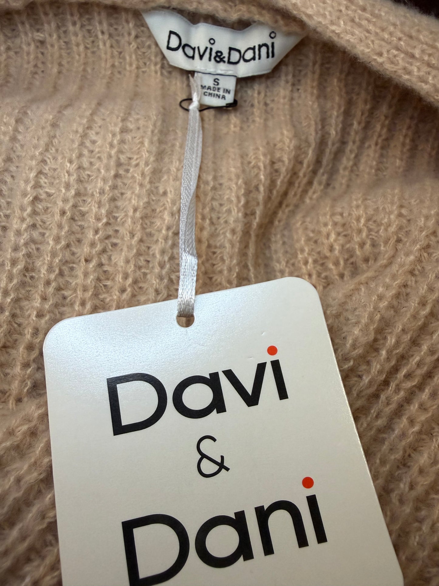 Amber Moon Revival: Chunky Camel Buttoned Cardigan