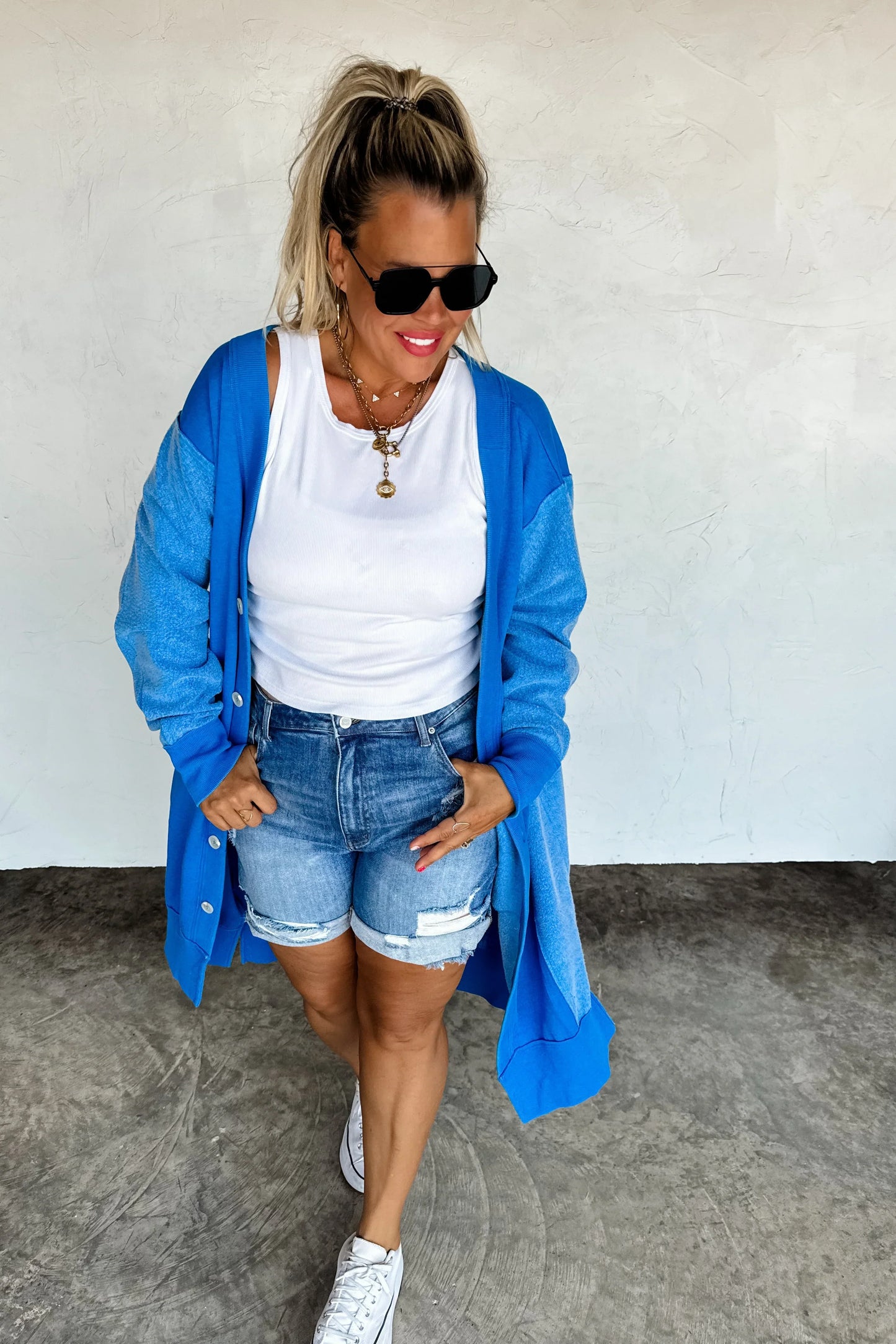 PREORDER: Desiree Sweatshirt Cardigan