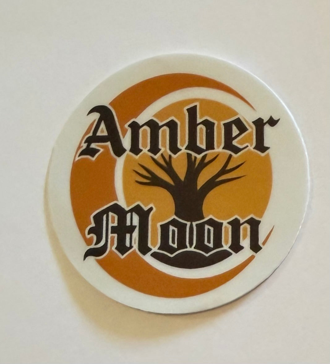 Amber Moon 2nd Logo Stickers
