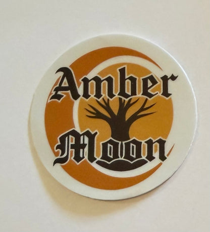 Amber Moon 2nd Logo Stickers