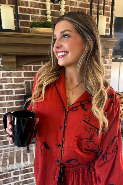 PREORDER: Western Nights Luxe PJ Set