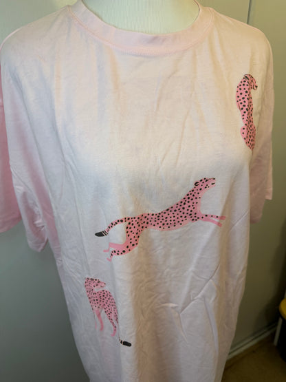 Amber Moon Revival: Pink Cheetah Tee