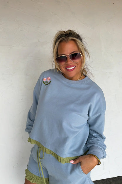 PREORDER: Spring Flower Skirt Set