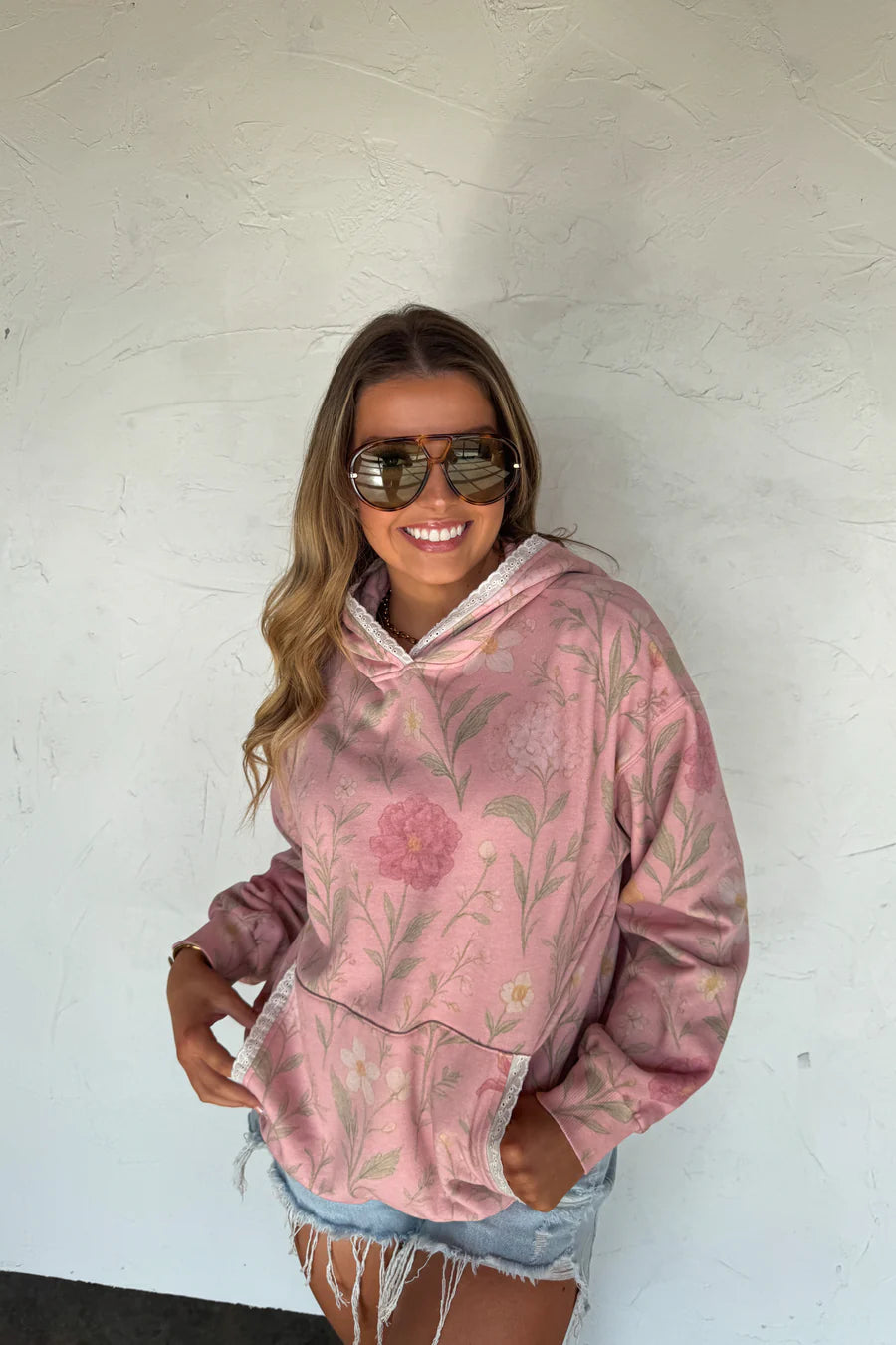 PREORDER: Lila Lace Hoodie Pullover