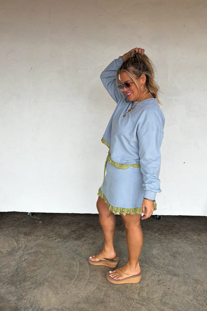 PREORDER: Spring Flower Skirt Set