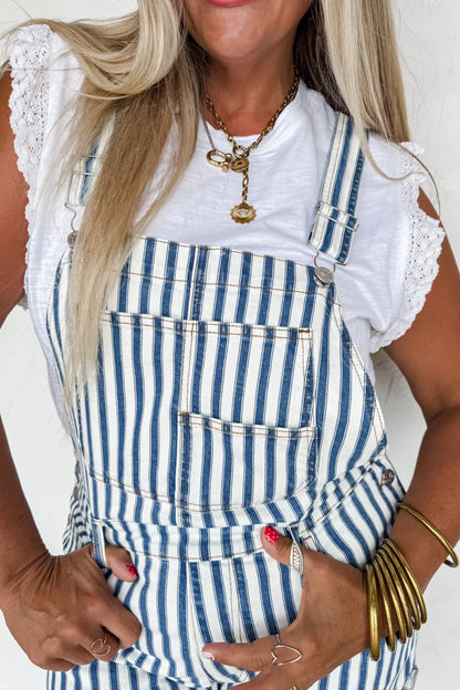 PREORDER: Striped Shortalls