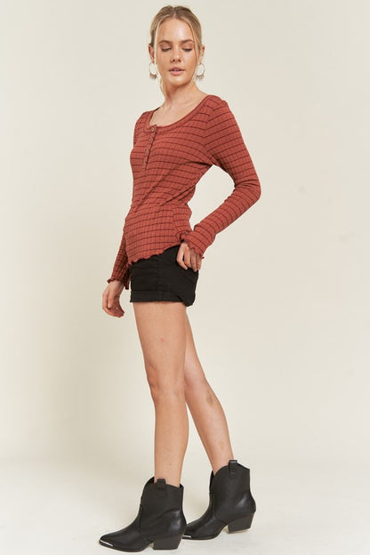 PLUS - Risa Striped Top