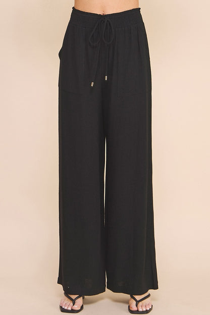 Beach Front Pants in Black