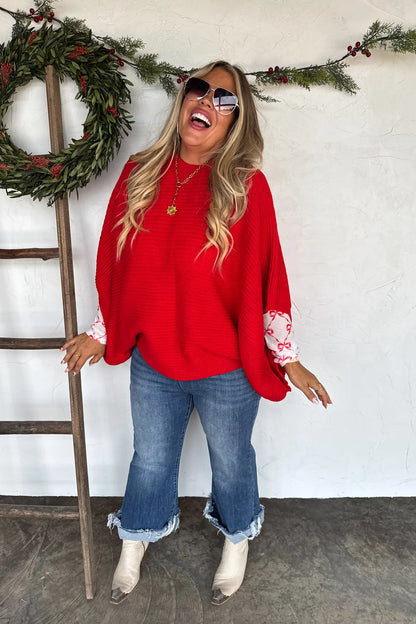 PREORDER: Christmas Meg Pullover Poncho