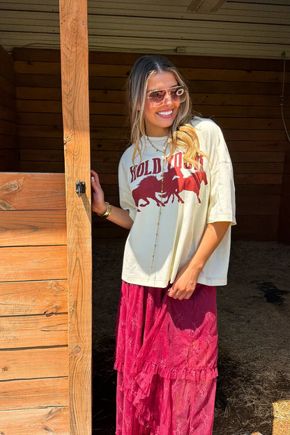 PREORDER: Autumn Blooming Maxi Skirt