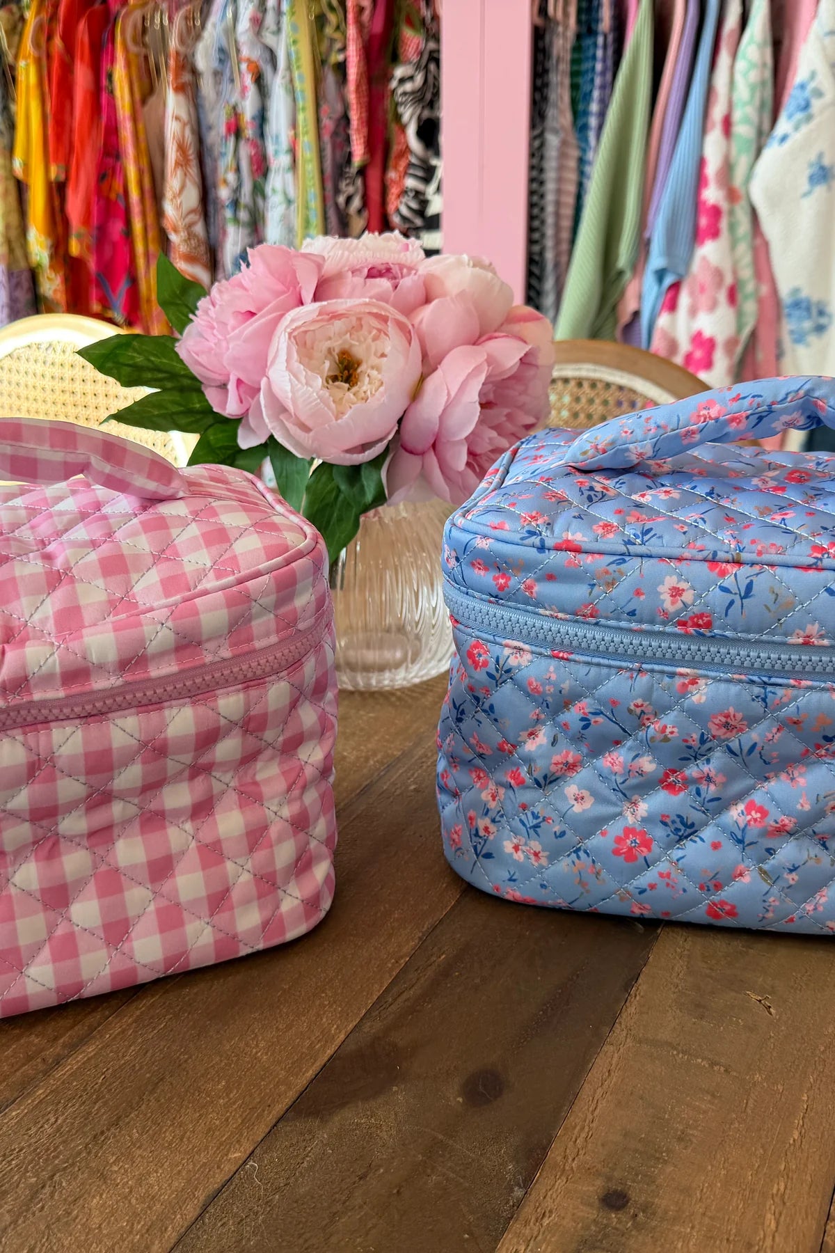 PREORDER: Grab and Go Quilted Makeup Bag